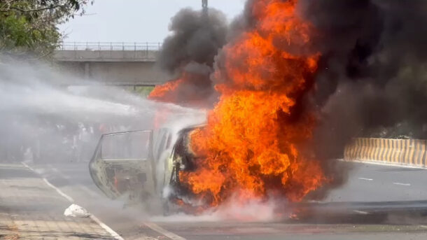 Car Buring Representative Image